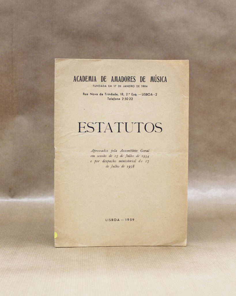 Academia de Amadores de Música - Estatutos