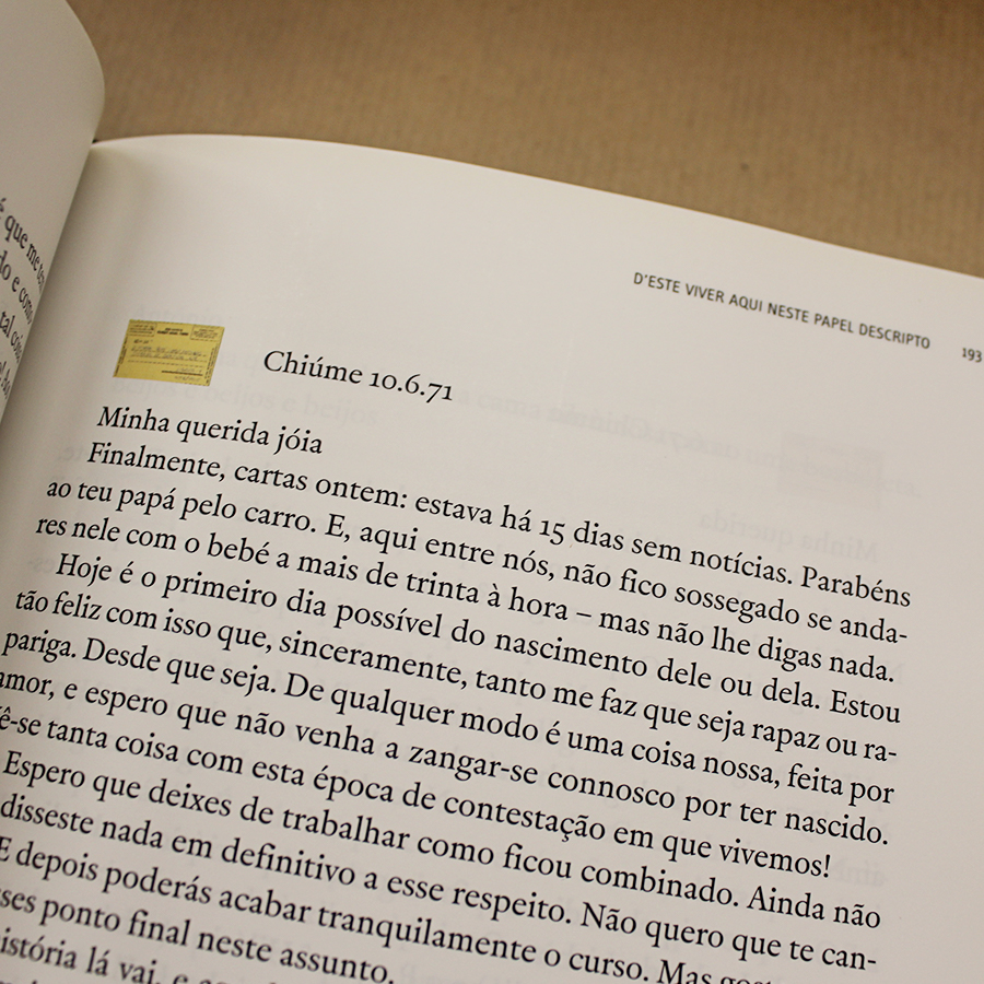 D'este viver aqui neste papel descripto - Cartas da guerra - Image 5