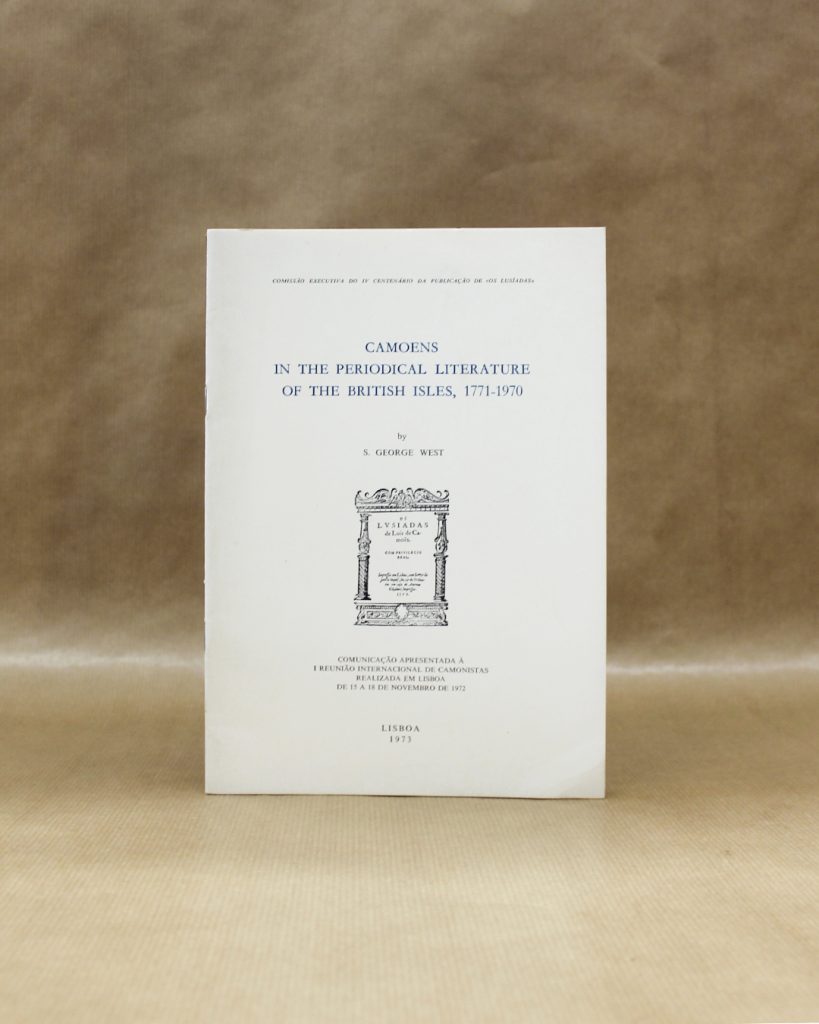 Camoens In The Periodical Literature Of The British Isles, 1771-1970