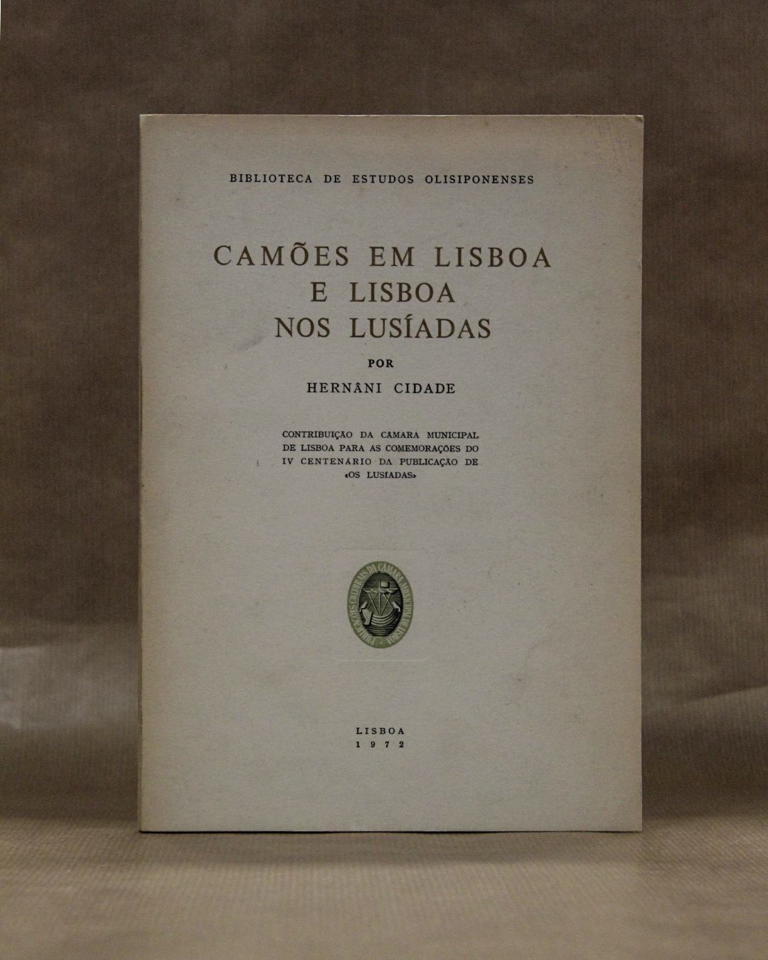 VENDIDO - Camões Em Lisboa E Lisboa Nos Lusíadas