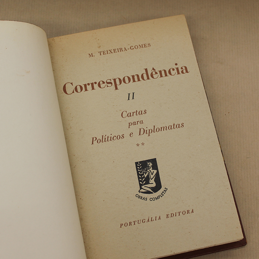 Correspondência - Cartas Para Políticos e Diplomatas - M. Teixeira Gomes - Vol. I e II - Image 5