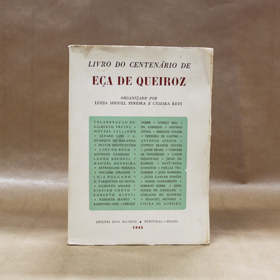VENDIDO - Livro do Centenário do Eça de Queiroz