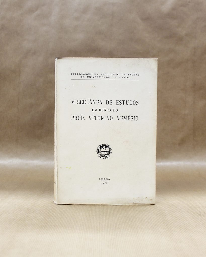 VENDIDO - Miscelânea de Estudos em Honra do Prof. Vitorino Nemésio