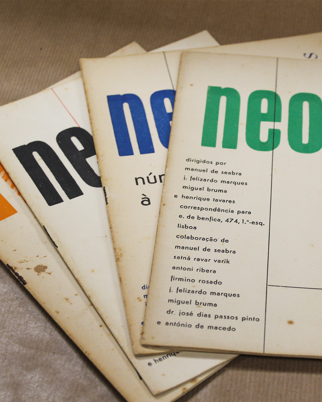 VENDIDO - NEO - Cadernos literários - 4 números (completo)