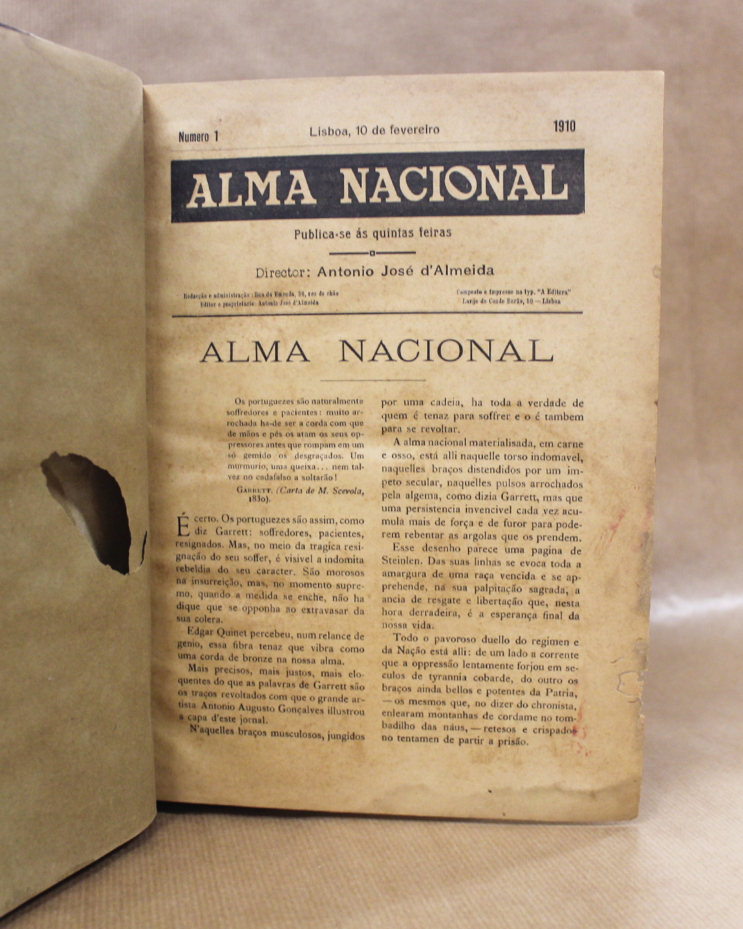 VENDIDO - Alma Nacional