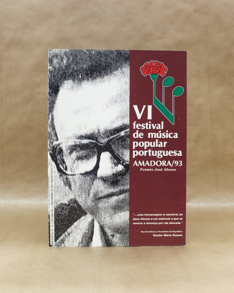 VI festival de música popular portuguesa - AMADORA 93 - Prémio José Afonso