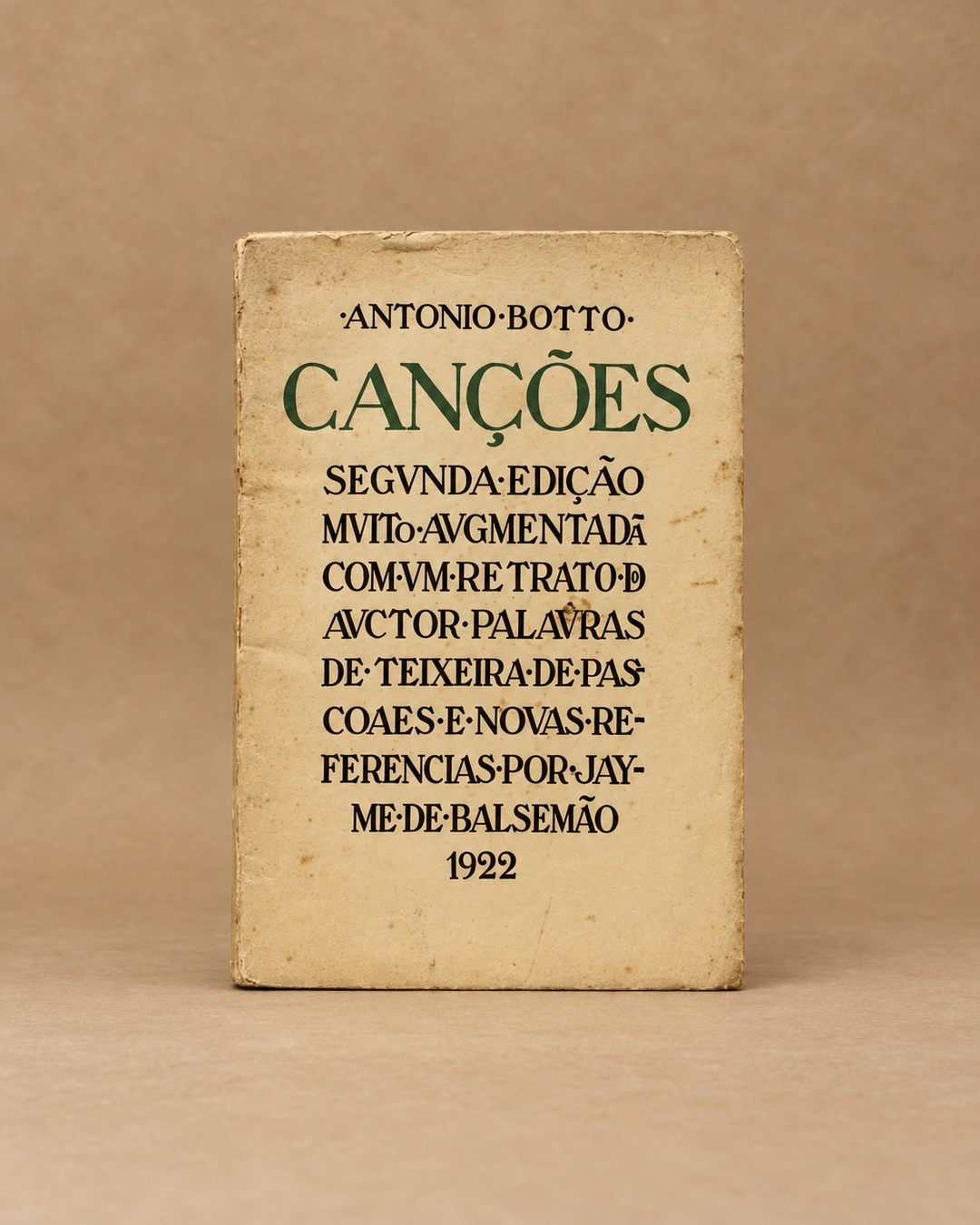 VENDIDO - António Botto - Canções